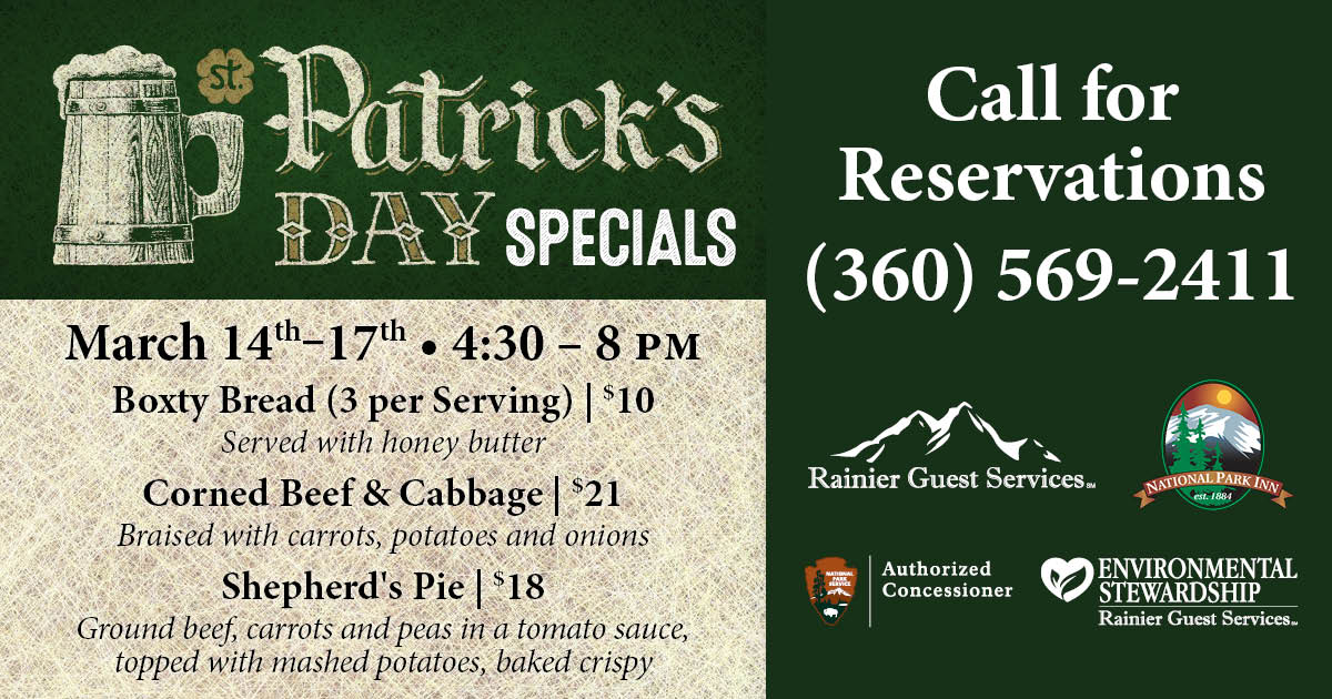 St Patrick's Day Specials