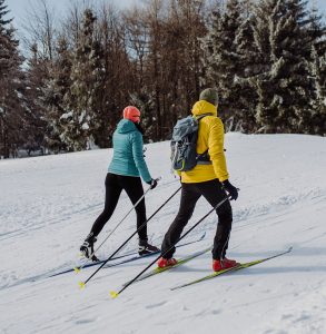 Cross-country skiing at Mount Rainier